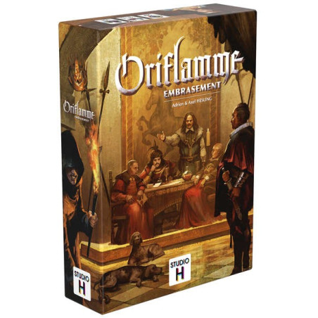 jeu : Oriflamme : Embrasement
éditeur : Gigamic / Studio H
version française