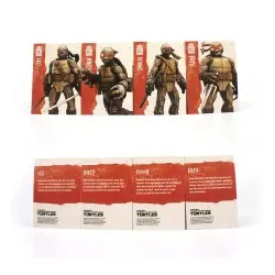 Tortues Ninja pack 4 figurines BST AXN Zombie Turtle (IDW Comics) 13 cm | 0810122581949