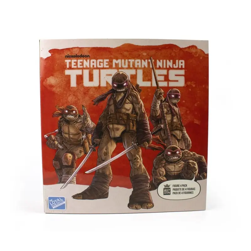 Tortues Ninja pack 4 figurines BST AXN Zombie Turtle (IDW Comics) 13 cm | 0810122581949