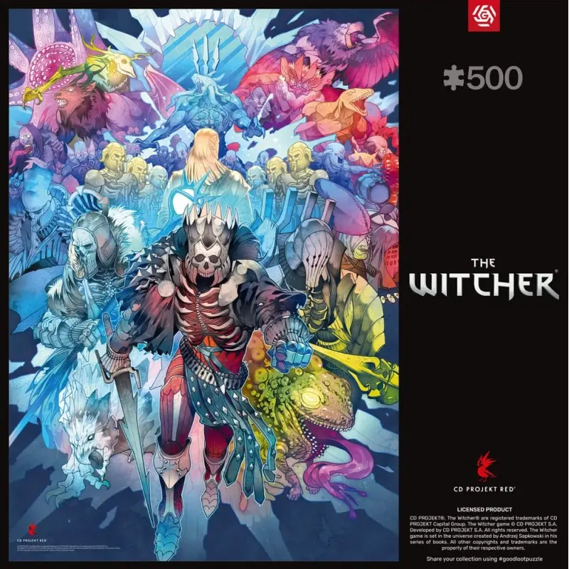 The Witcher puzzle Gaming Monster Faction (500 pièces) | 5908305242925