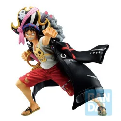 License: One Piece
Product: PVC Statuette - Ichibansho Monkey.D.Luffy (Film Red) 12 cm
Brand: Banpresto