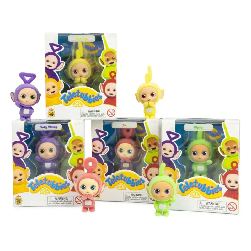 Teletubbies assortiment figurines mini Cheebee Teletubbies Flocked 6 cm (12) | 0810122583493