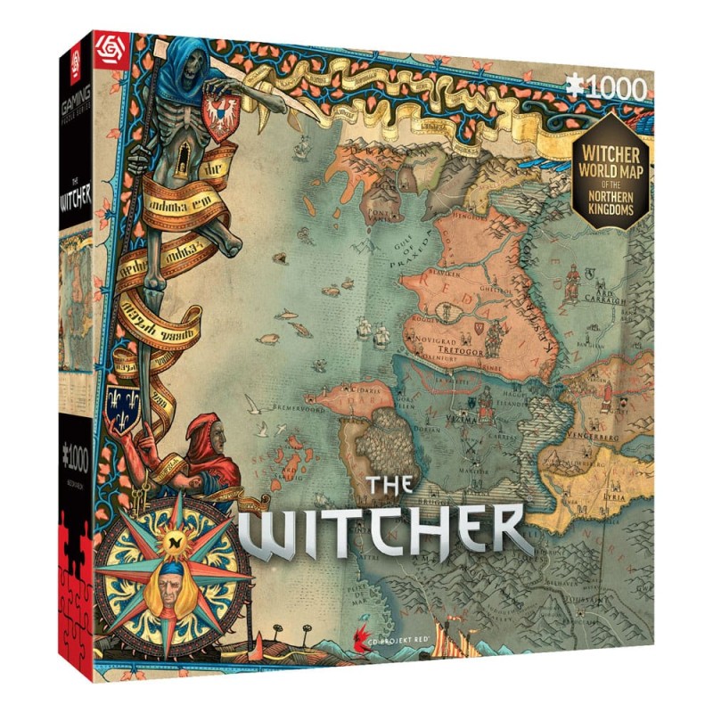 The Witcher 3 puzzle Gaming The Northern Kingdoms (1000 pièces)