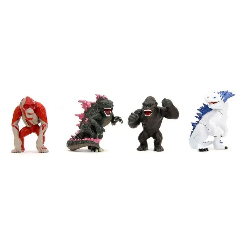 Godzilla pack 4 figurines Diecast Nano Metalfigs Wave 1 4 cm     | 4006333088292