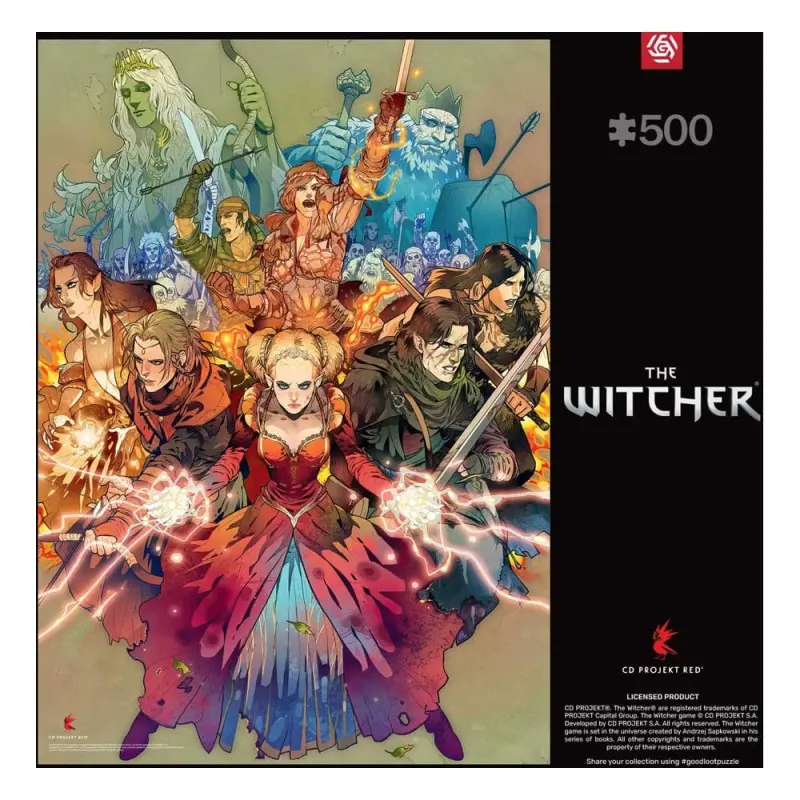 The Witcher puzzle Gaming Scoia'tael (500 pièces) | 5908305243007