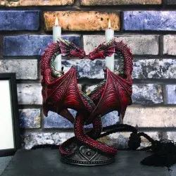 Anne Stokes bougeoir Dragon Heart Valentine's Edition 23 cm | 0801269126483