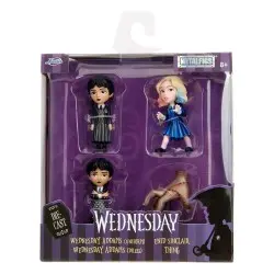 Wednesday pack 4 figurines Diecast Nano Metalfigs Wave 1 4 cm     | 4006333089909