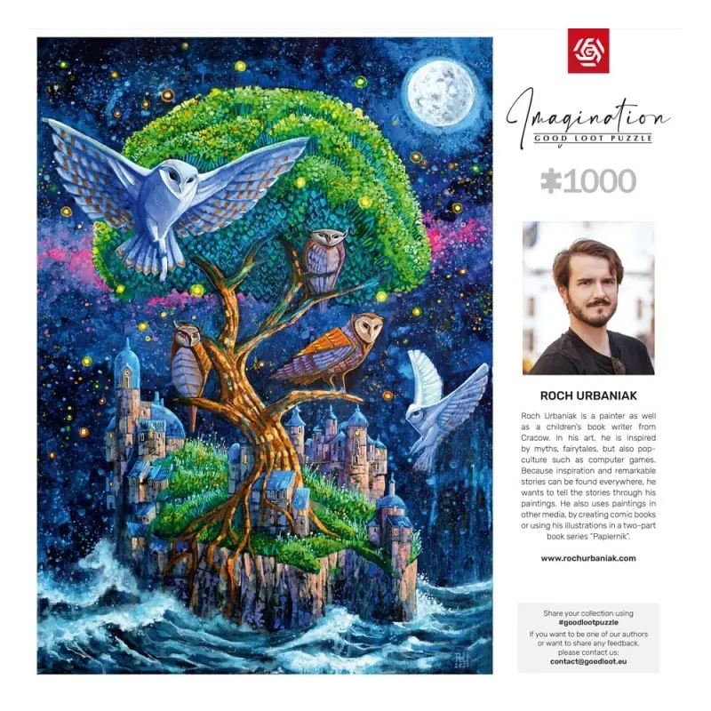 Roch Urbaniak puzzle Imagination Owl Island / Wyspa Sów (1000 pièces) | 5908305243014