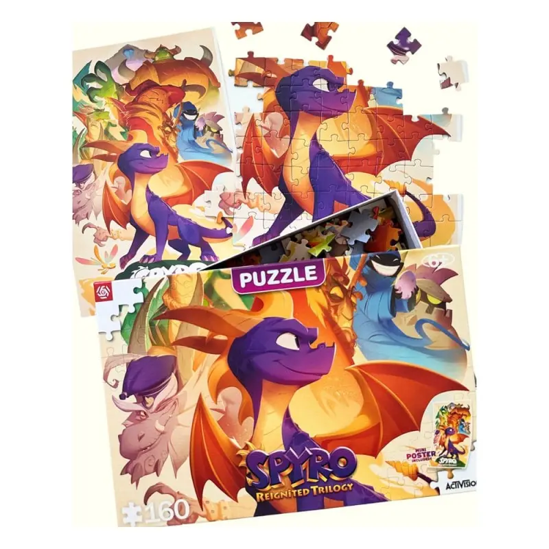 Spyro Reignited Trilogy puzzle Kids Heroes (160 pièces) | 5908305243021