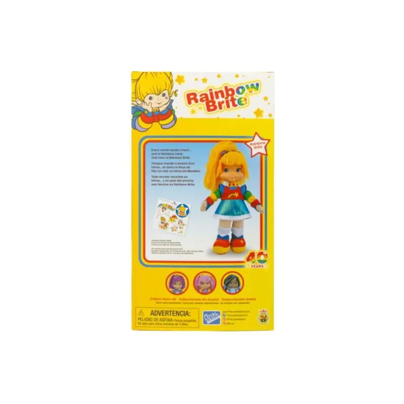 Blondine au pays de l'arc-en-ciel Rag Doll poupée Blondine au pays de l'arc-en-ciel 36 cm | 0850039772917