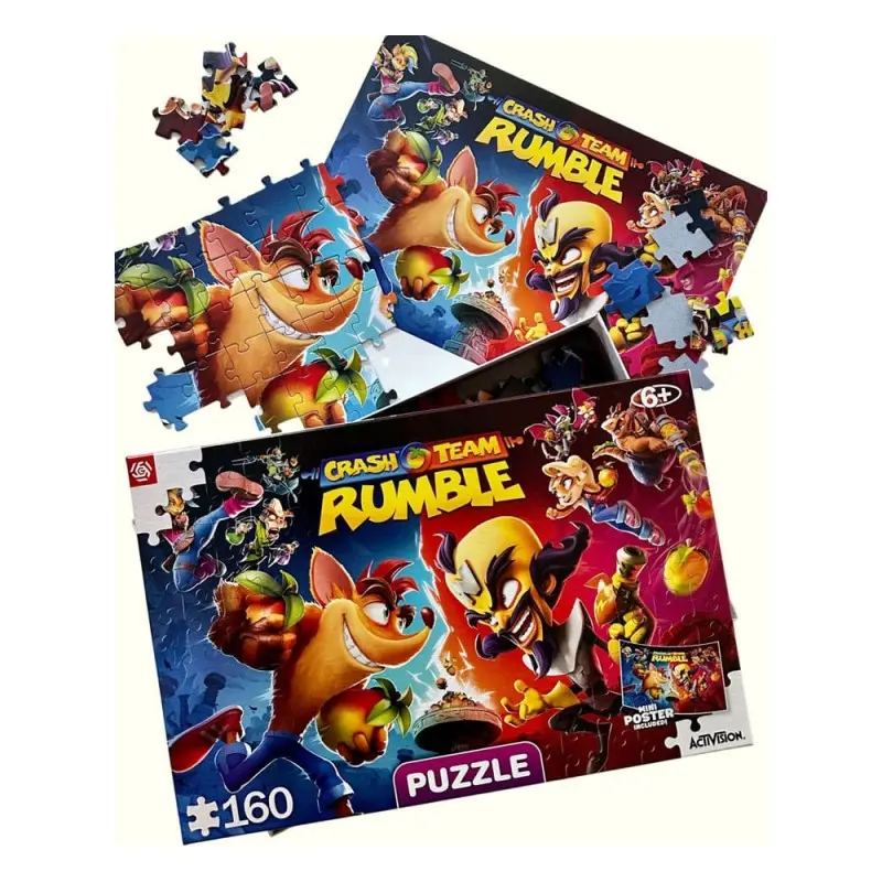 Crash Bandicoot puzzle Kids Rumble Heroes (160 pièces) | 5908305243489