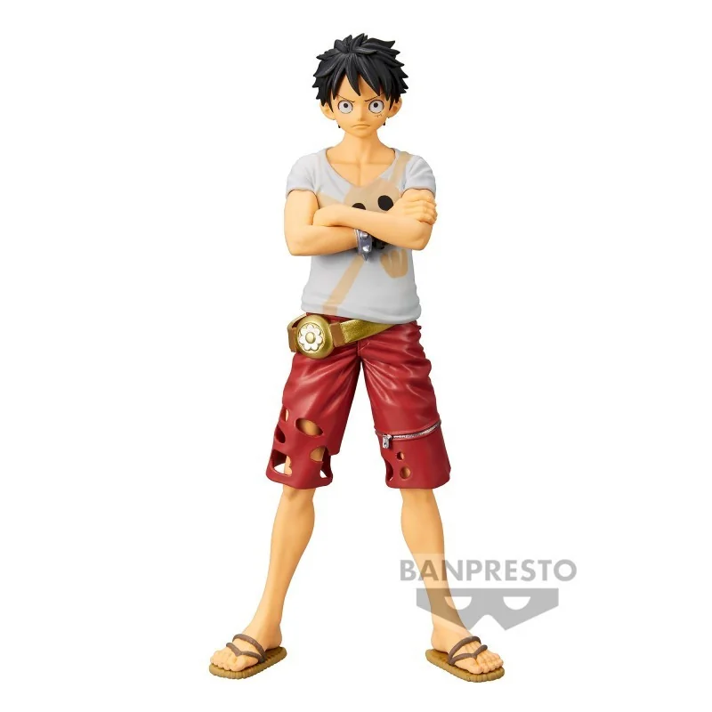 licence : One Piece produit : Statuette PVC - DXF Grandline Men - Luffy 16 cm marque : Banpresto