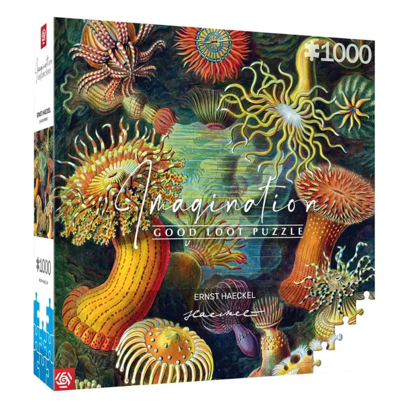 Ernst Haeckel puzzle Imagination Sea Anemones/Stworzenia morskie (1000 pièces) | 5908305244943