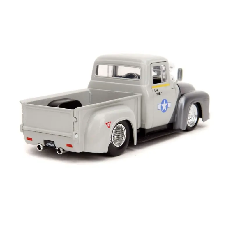 Street Fighter Véhicule 1/24 1956 Ford Pickup Guile  | 4006333084591