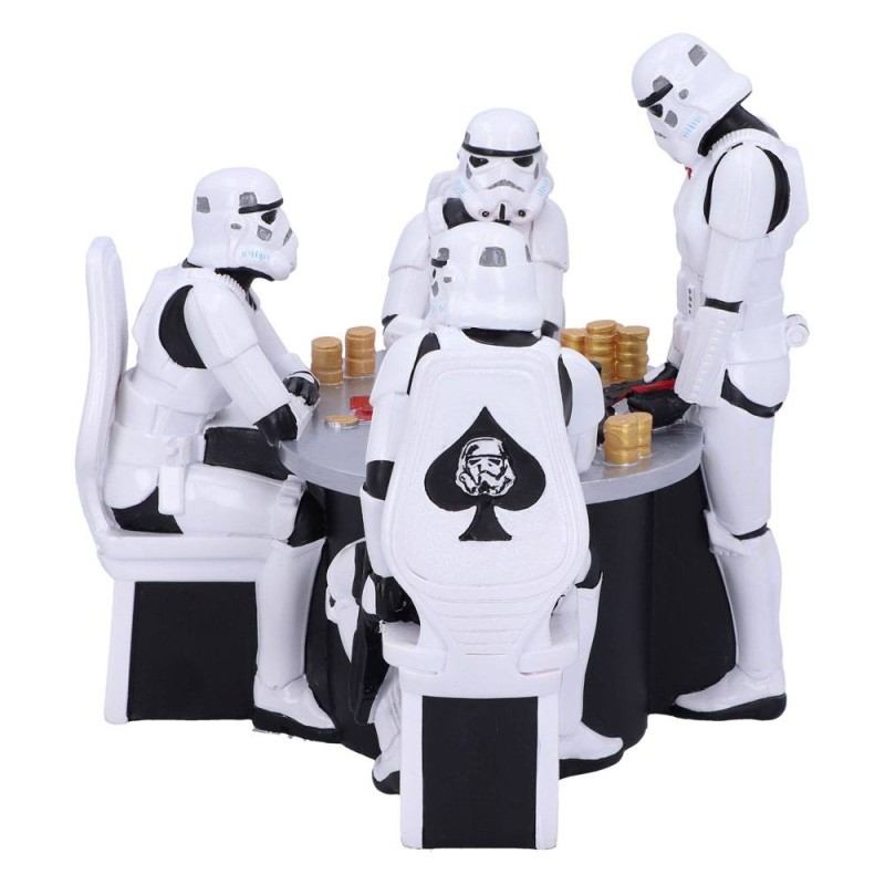 Star Wars diorama Stormtrooper Poker Face 18 cm