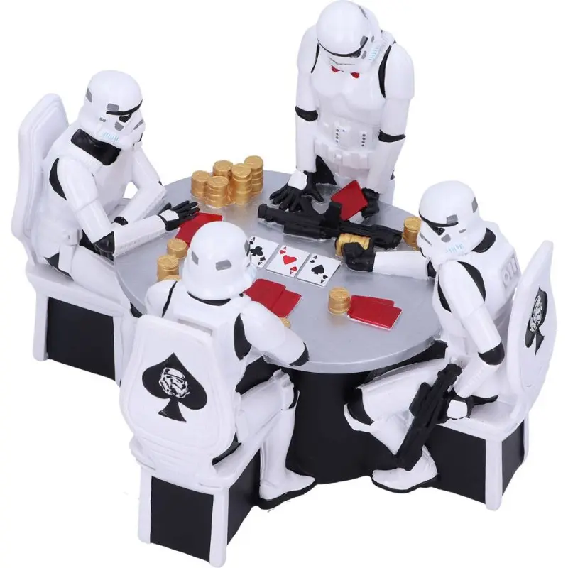 Star Wars diorama Stormtrooper Poker Face 18 cm | 0801269141783