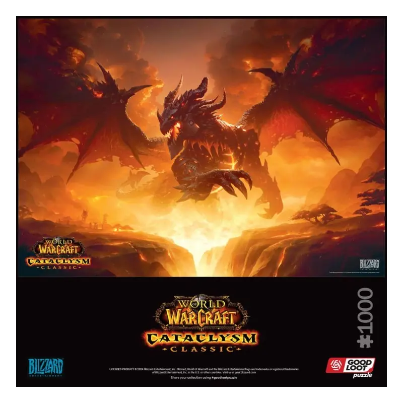 World of Warcraft puzzle Gaming Cataclysm Classic (1000 pièces) | 5908305246817