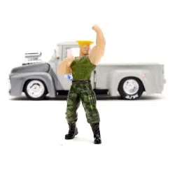 Street Fighter Véhicule 1/24 1956 Ford Pickup Guile  | 4006333084591