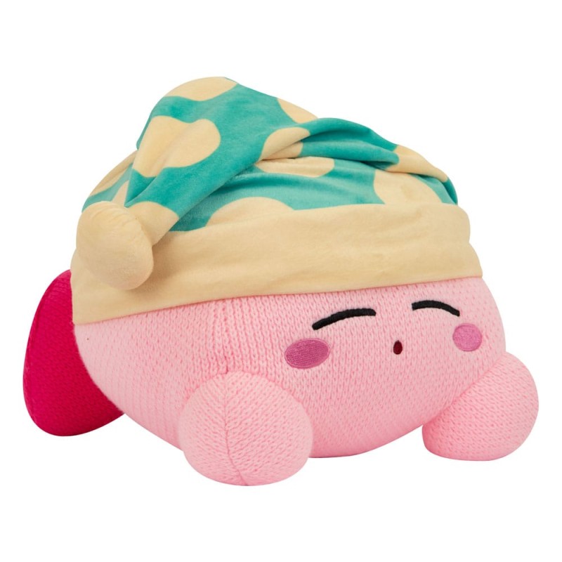 Kirby peluche Nuiguru-Knit Kirby Sleeping Mega 25 cm 