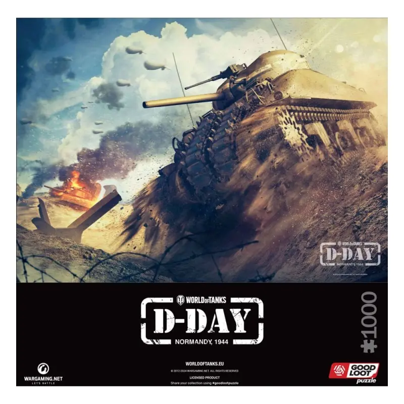 World of Tanks puzzle Gaming D-Day (1000 pièces) | 5908305247524