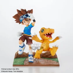 License: Digimon 
Product : PVC Statuette - DXF Adventure Archives - Taichi and Agumon - 15 cm
Brand: Banpresto