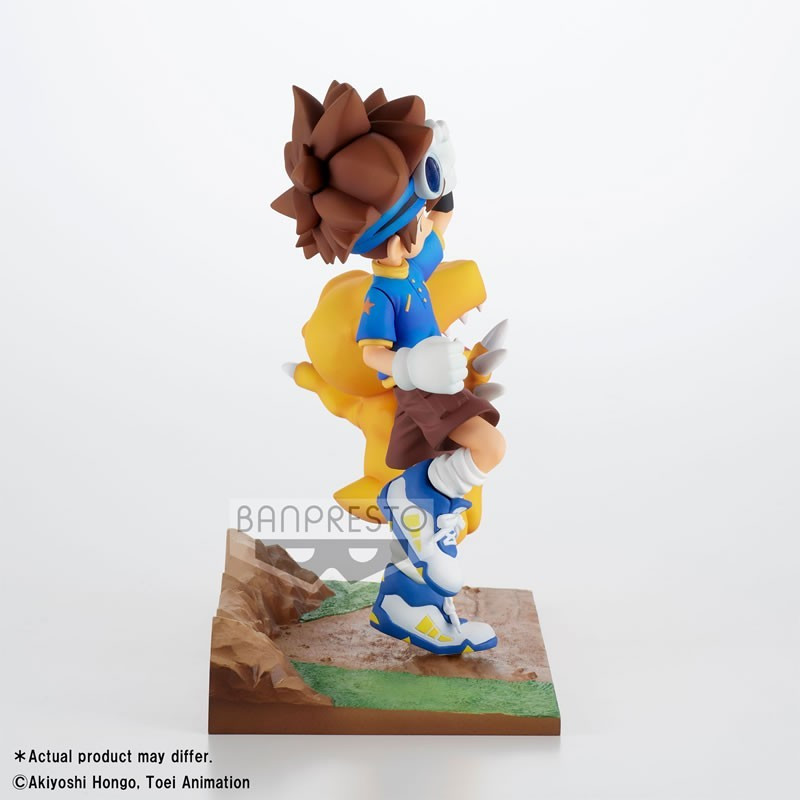 licence : Digimon 
produit : Statuette PVC - DXF Adventure Archives - Taichi et Agumon - 15 cm
marque : Banpresto