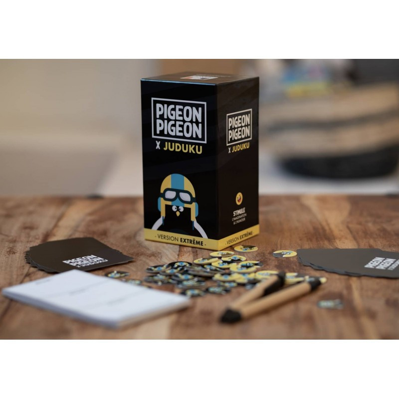 jeu :  Pigeon Pigeon Noir x Juduku : Version Extrême
éditeur : Éditions Napoléon
version française