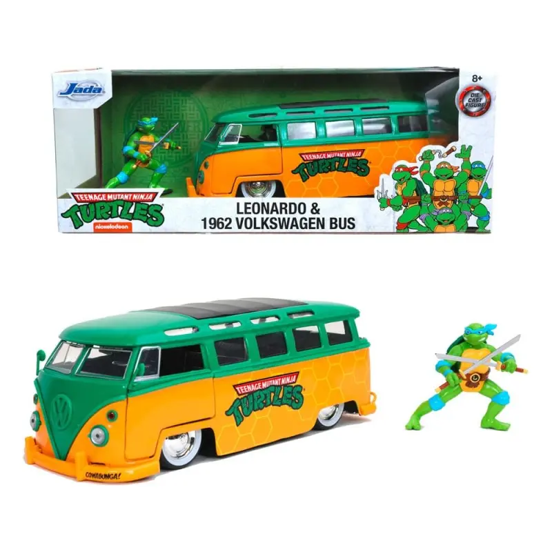 Tortues Ninja Véhicule 1/24 1962 VW Bus Leonardo | 4006333070990