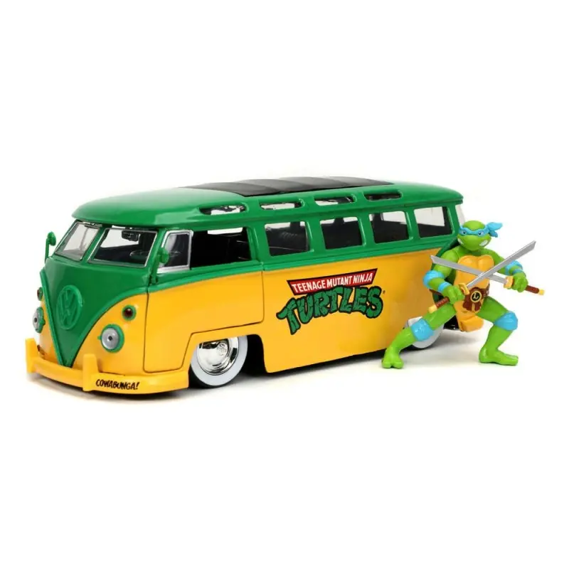 Tortues Ninja Véhicule 1/24 1962 VW Bus Leonardo | 4006333070990