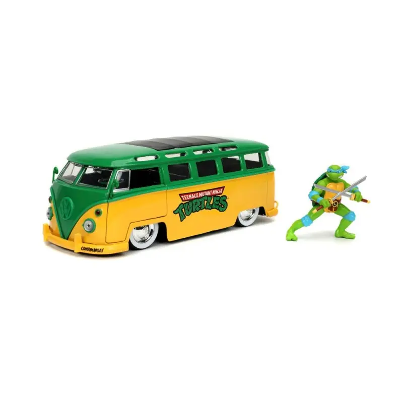 Tortues Ninja Véhicule 1/24 1962 VW Bus Leonardo | 4006333070990