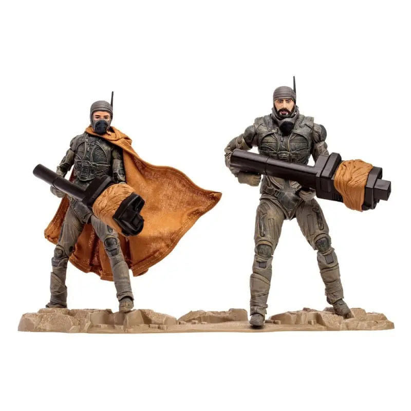 Dune, deuxième partie pack de 2 figurines Stilgar & Shishakli (Gold Label) 18 cm | 0787926106787