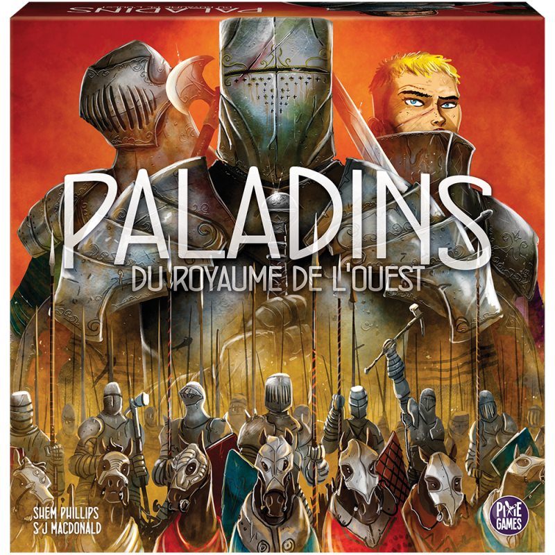 jeu : Paladins du Royaume de l'Ouest éditeur : Pixie Games version française