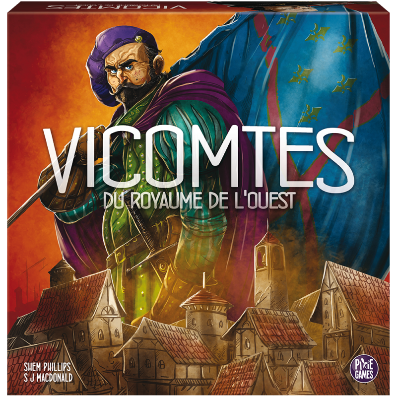 Spel: Burggraven van het Westelijk Koninkrijk
Uitgever: Pixie Games
Engelse versie