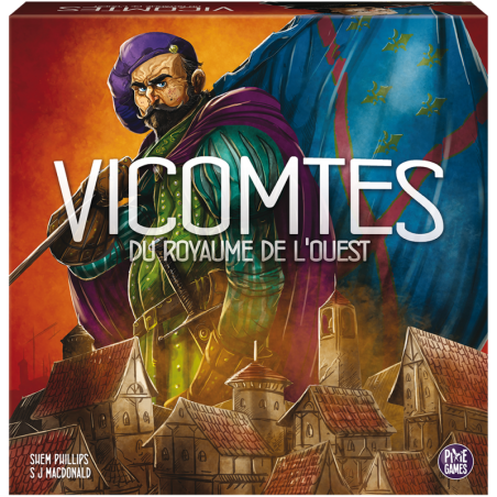 jeu : Vicomtes du Royaume de l'Ouest éditeur : Pixie Games version française jeu : Vicomtes du Royaume de l'Ouest éditeur : Pixie Games version française