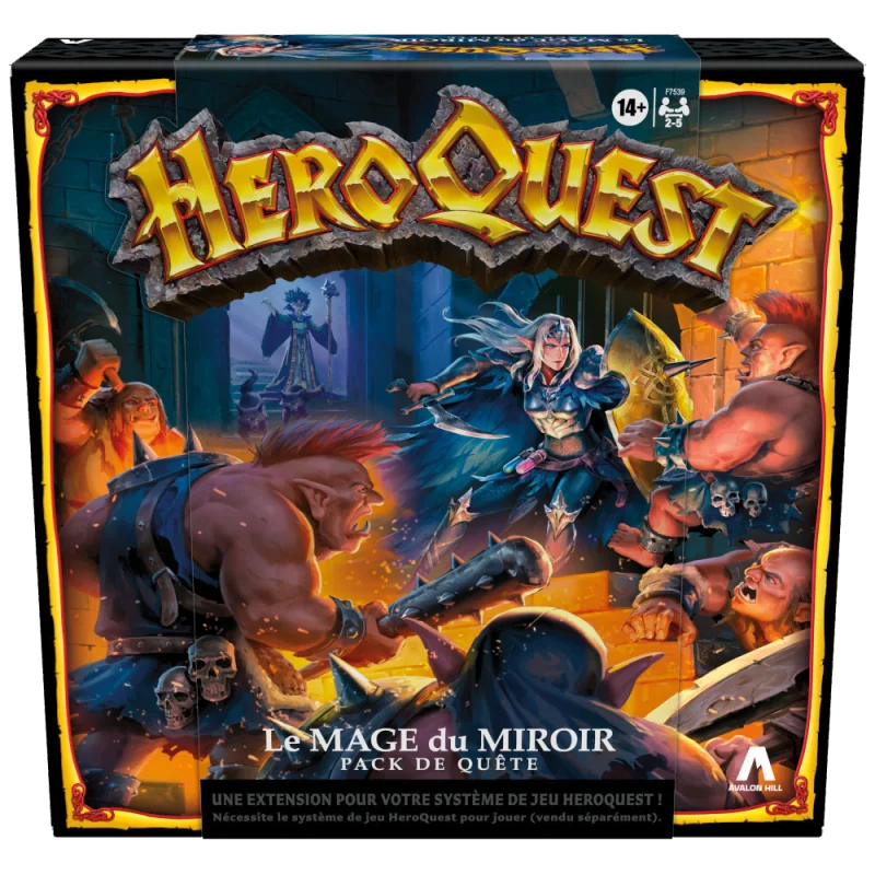 spel: HeroQuest - De Spiegel Magiër VF
Uitgever: Hasbro
Engelse versie
Uitbreiding voor HeroQuest