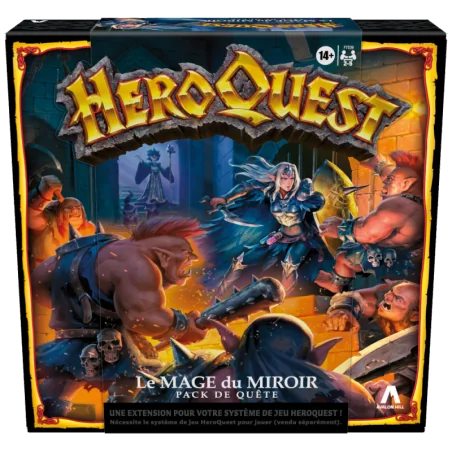 spel: HeroQuest - De Spiegel Magiër VF
Uitgever: Hasbro
Engelse versie
Uitbreiding voor HeroQuest