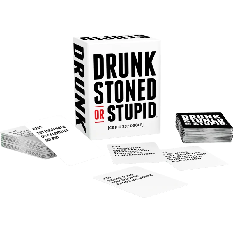 jeu : Drunk, Stoned or Stupid
éditeur : Cojones
version française