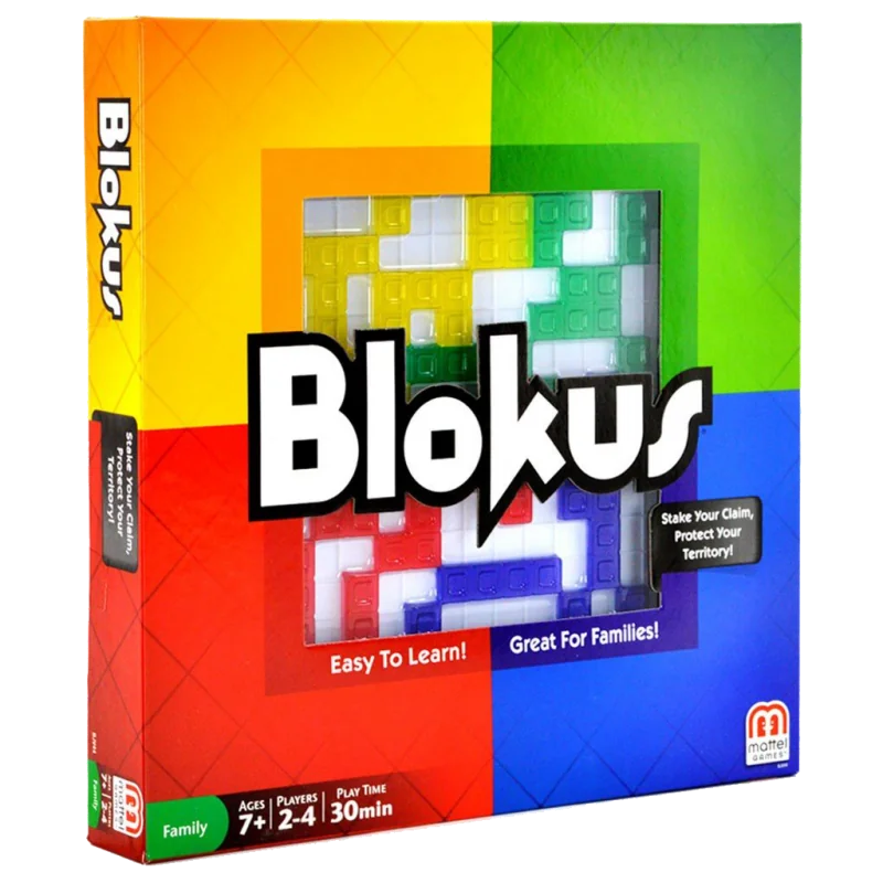Spel: Blokus
Uitgever: Mattel
Engelse versie
