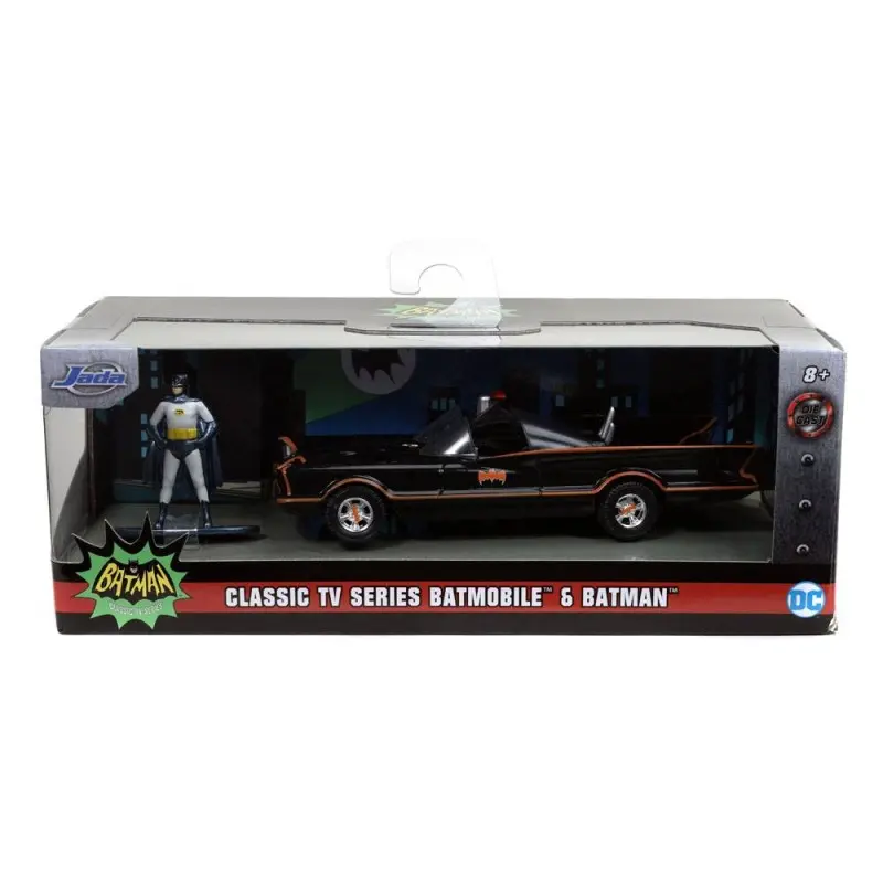 Batman Classic TV Series 1/32 1966 Classic Batmobile métal avec figurine | 0801310317037