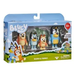 Bluey 4 pack figurines | 0630996130094