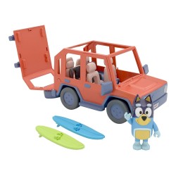 Bluey figurine et véhicule Bluey Family Cruiser 