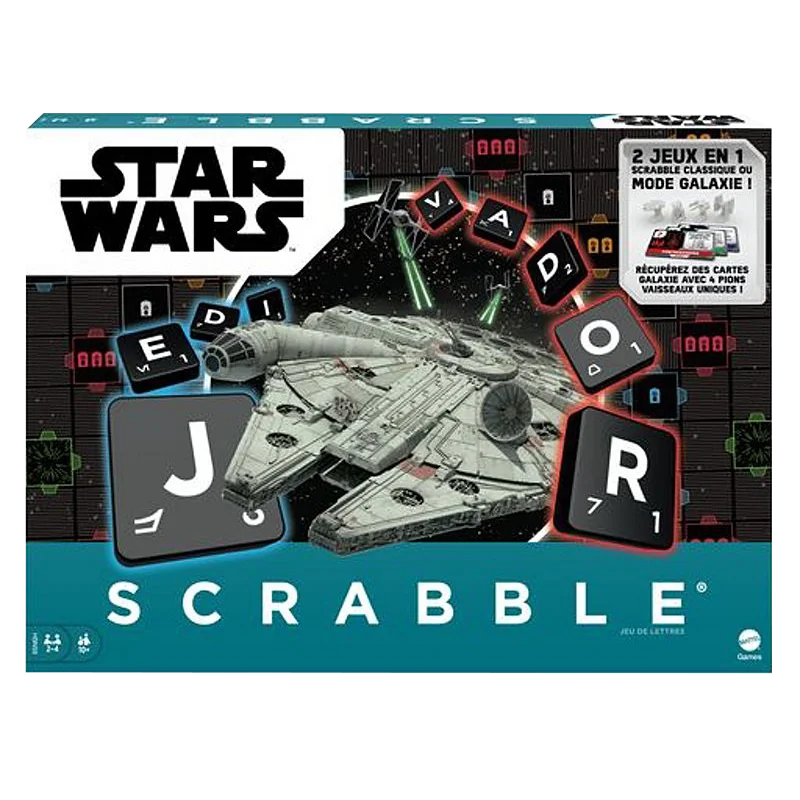 jeu : Scrabble Star Wars
éditeur : Mattel
version française