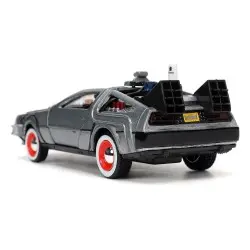 Retour vers le Futur III DeLorean Time Machine Free Rolling 1/32 métal Hollywood Rides  | 0801310322901