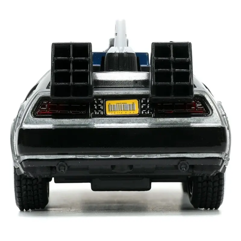 Retour vers le Futur III DeLorean Time Machine Free Rolling 1/32 métal Hollywood Rides  | 0801310322901