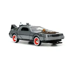 Retour vers le Futur III DeLorean Time Machine Free Rolling 1/32 métal Hollywood Rides  | 0801310322901