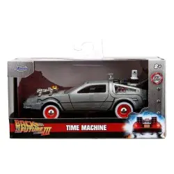 Retour vers le Futur III DeLorean Time Machine Free Rolling 1/32 métal Hollywood Rides  | 0801310322901