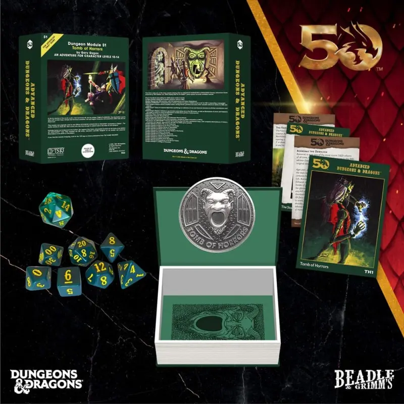 Dungeons & Dragons pack dés Classic Module Tomb of Horrors (7) | 0850060996092