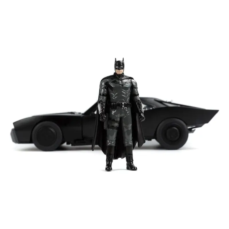 Batman 2022 1/18 Hollywood Rides 2022 Batmobile métal avec figurine | 0801310325049
