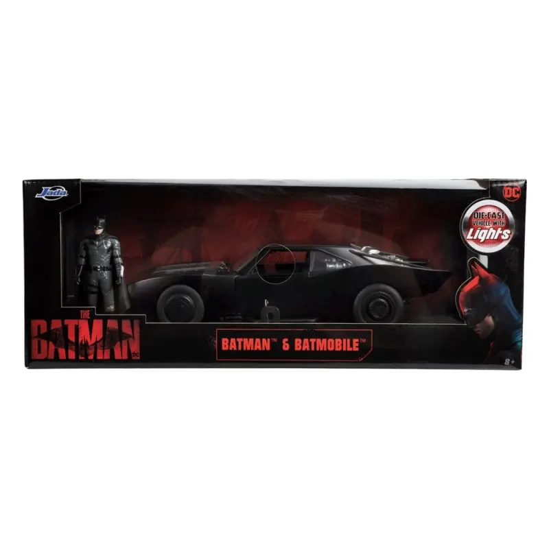 Batman 2022 1/18 Hollywood Rides 2022 Batmobile métal avec figurine | 0801310325049