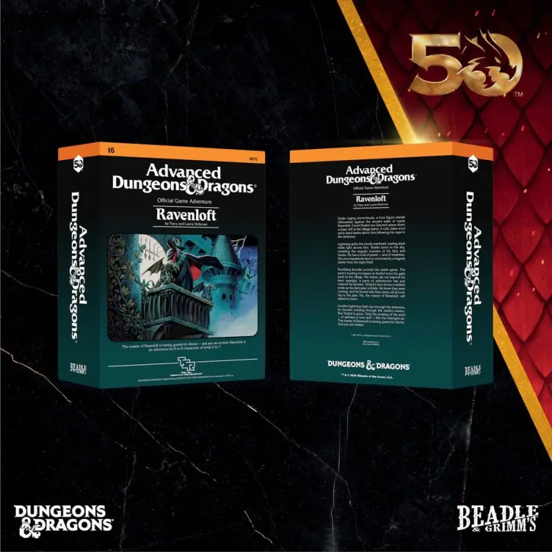 Dungeons & Dragons pack dés Classic Module Ravenloft (7) | 0850060996054